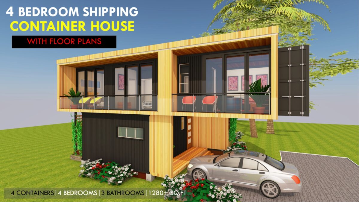 MODBOX 1280 CROSSBOX | Shipping Container Homes Floor Plans